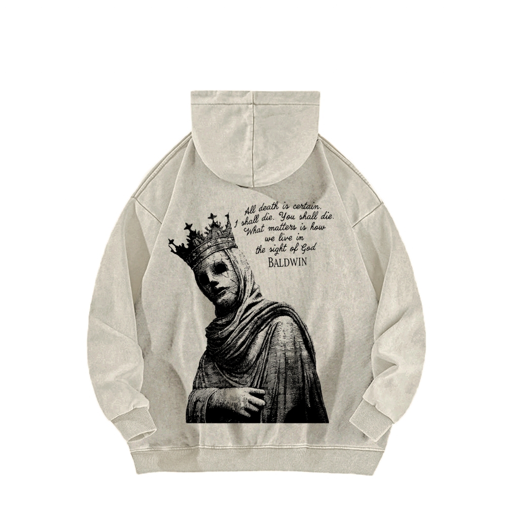 Baldwin IV Unisex Washed Hoodie 2511019508