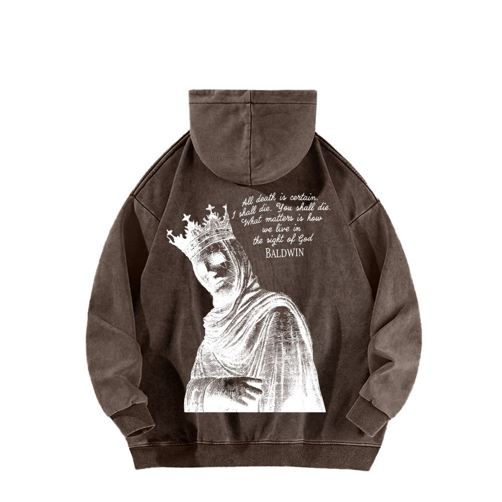 Baldwin IV Unisex Washed Hoodie 2511019508