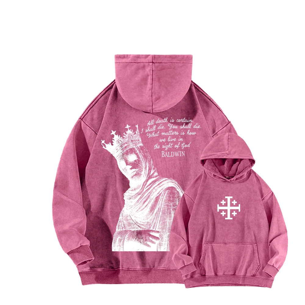 Baldwin IV Unisex Washed Hoodie 2511019508