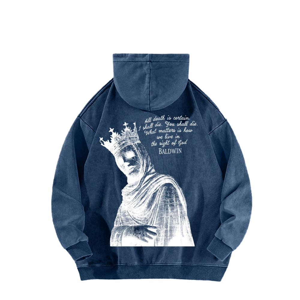 Baldwin IV Unisex Washed Hoodie 2511019508