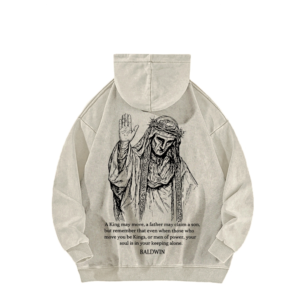 Baldwin IV Unisex Washed Hoodie 2511019524