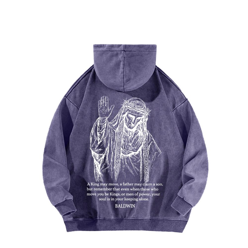 Baldwin IV Unisex Washed Hoodie 2511019524