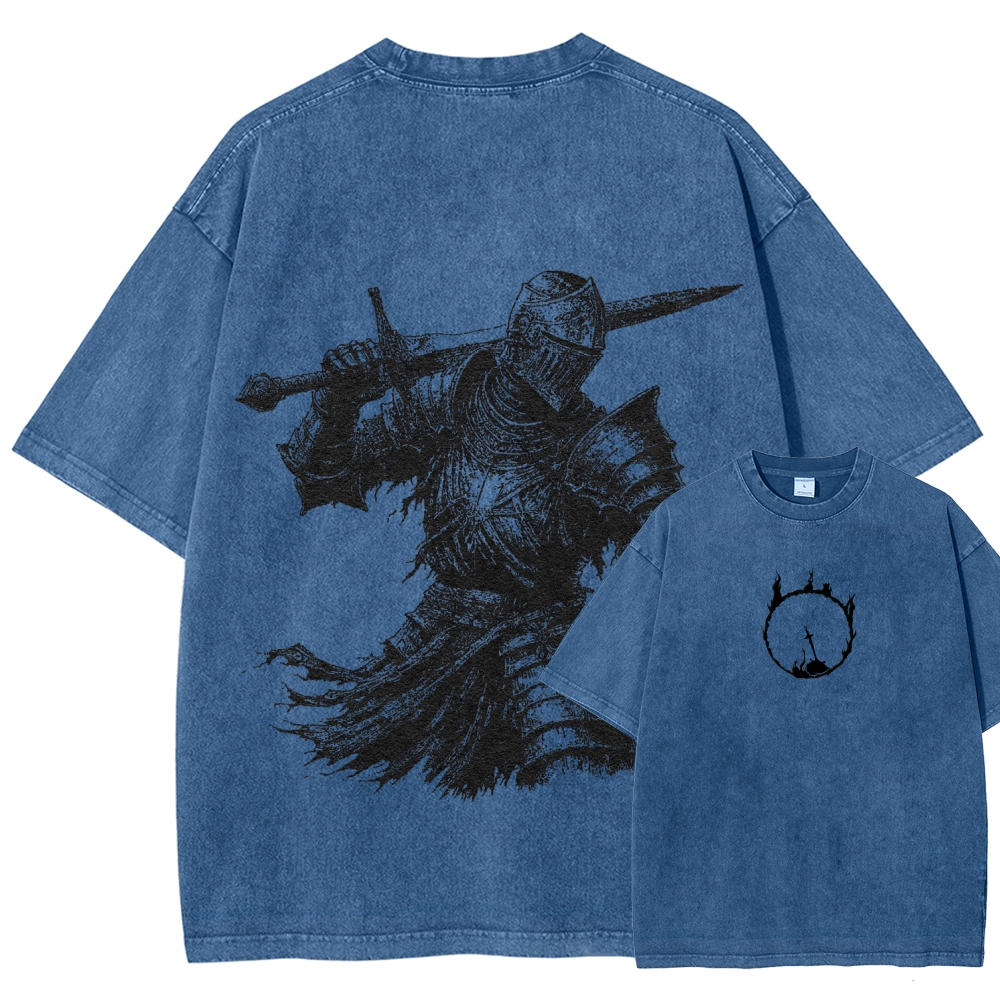Dark Souls Unisex Fit Washed T-Shirt 2511019631