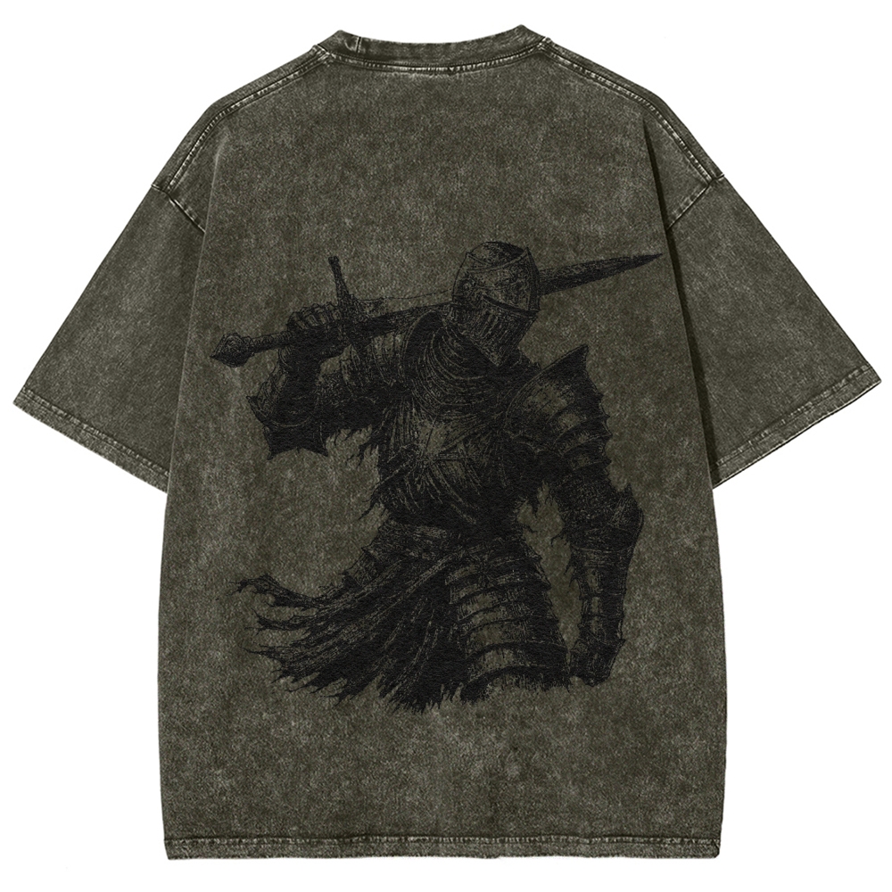 Dark Souls Unisex Fit Washed T-Shirt 2511019631