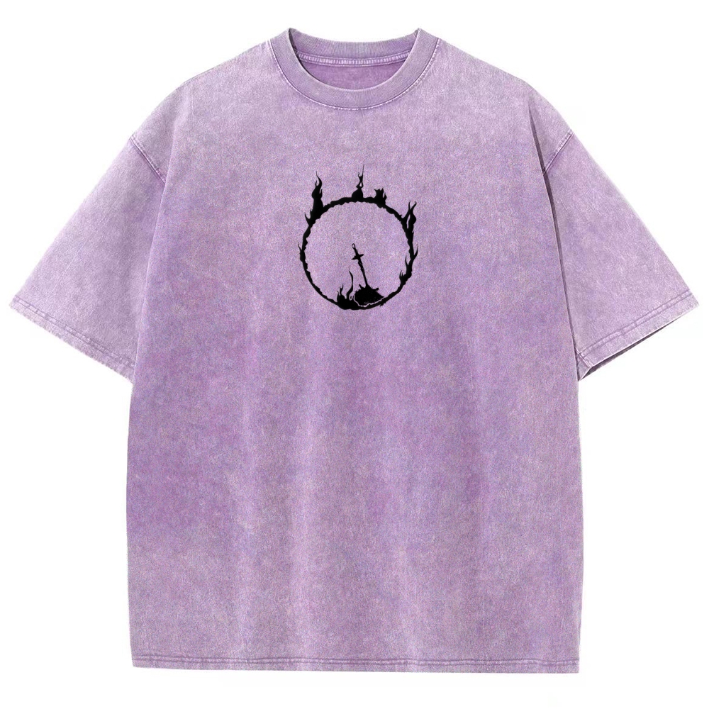 Dark Souls Unisex Fit Washed T-Shirt 2511019631