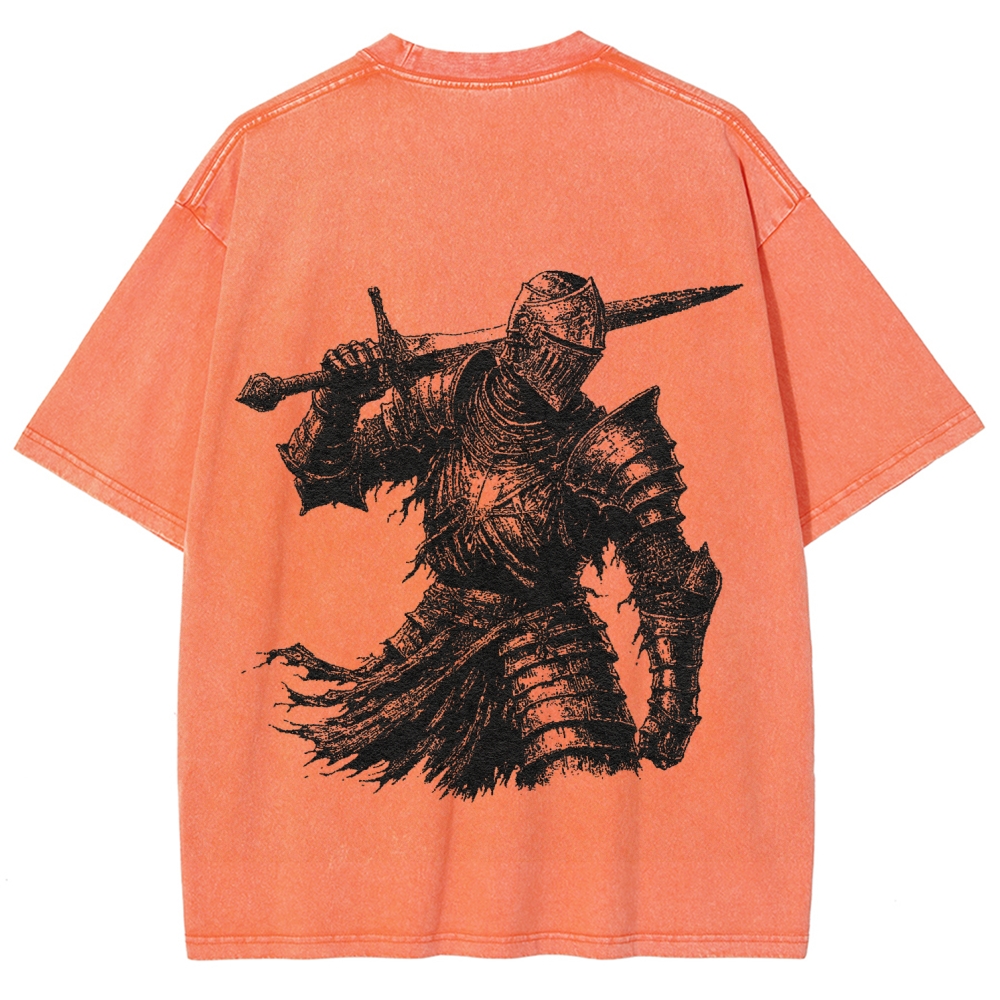 Dark Souls Unisex Fit Washed T-Shirt 2511019631