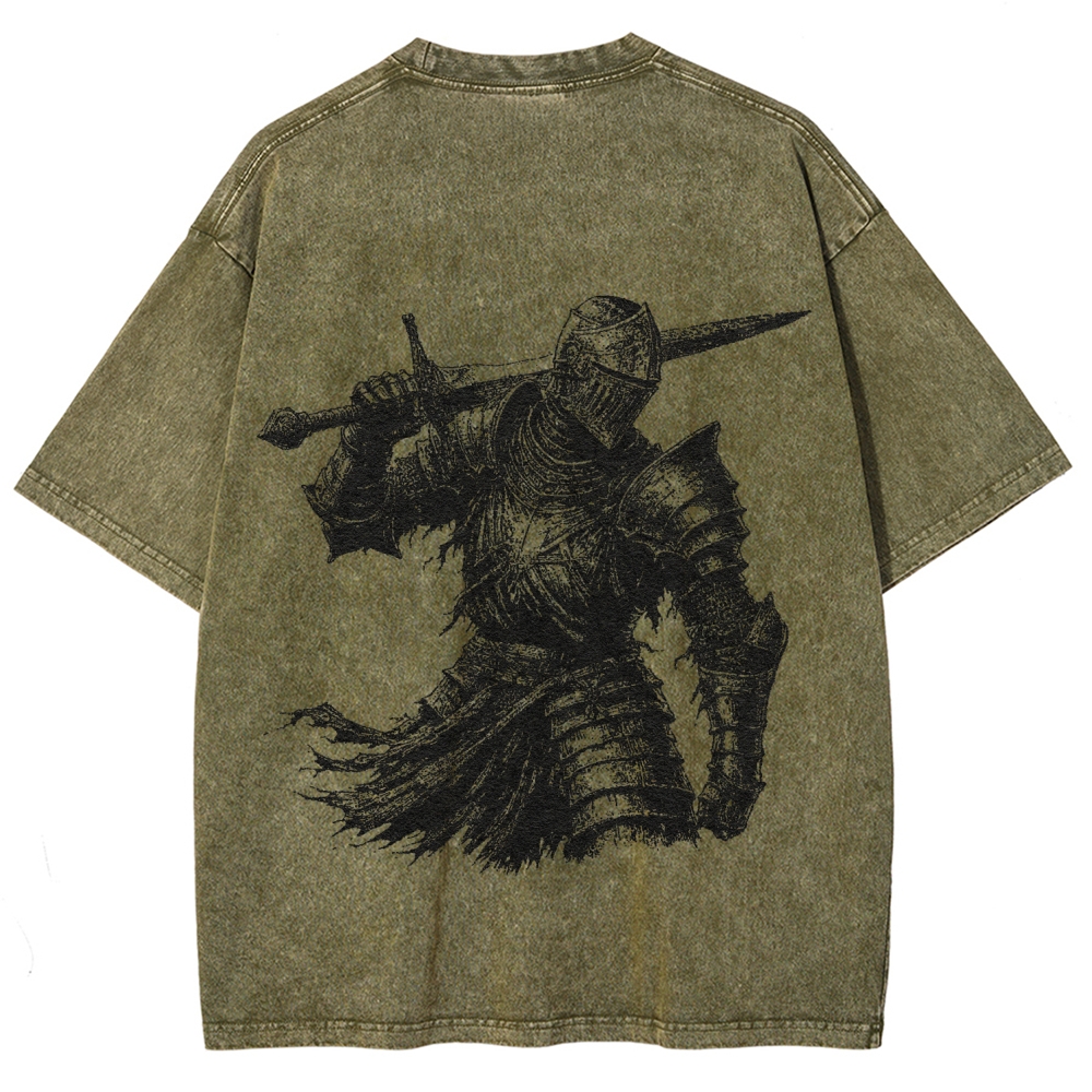 Dark Souls Unisex Fit Washed T-Shirt 2511019631