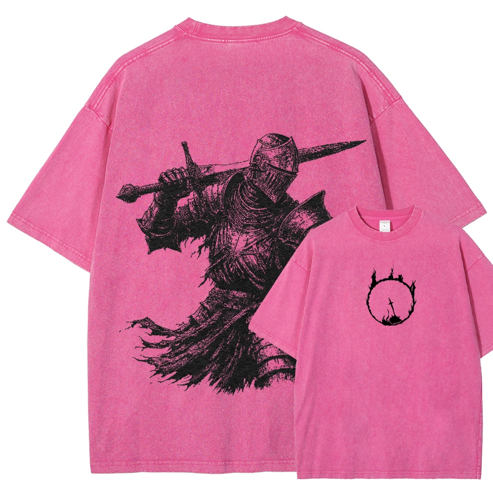 Dark Souls Unisex Fit Washed T-Shirt 2511019631
