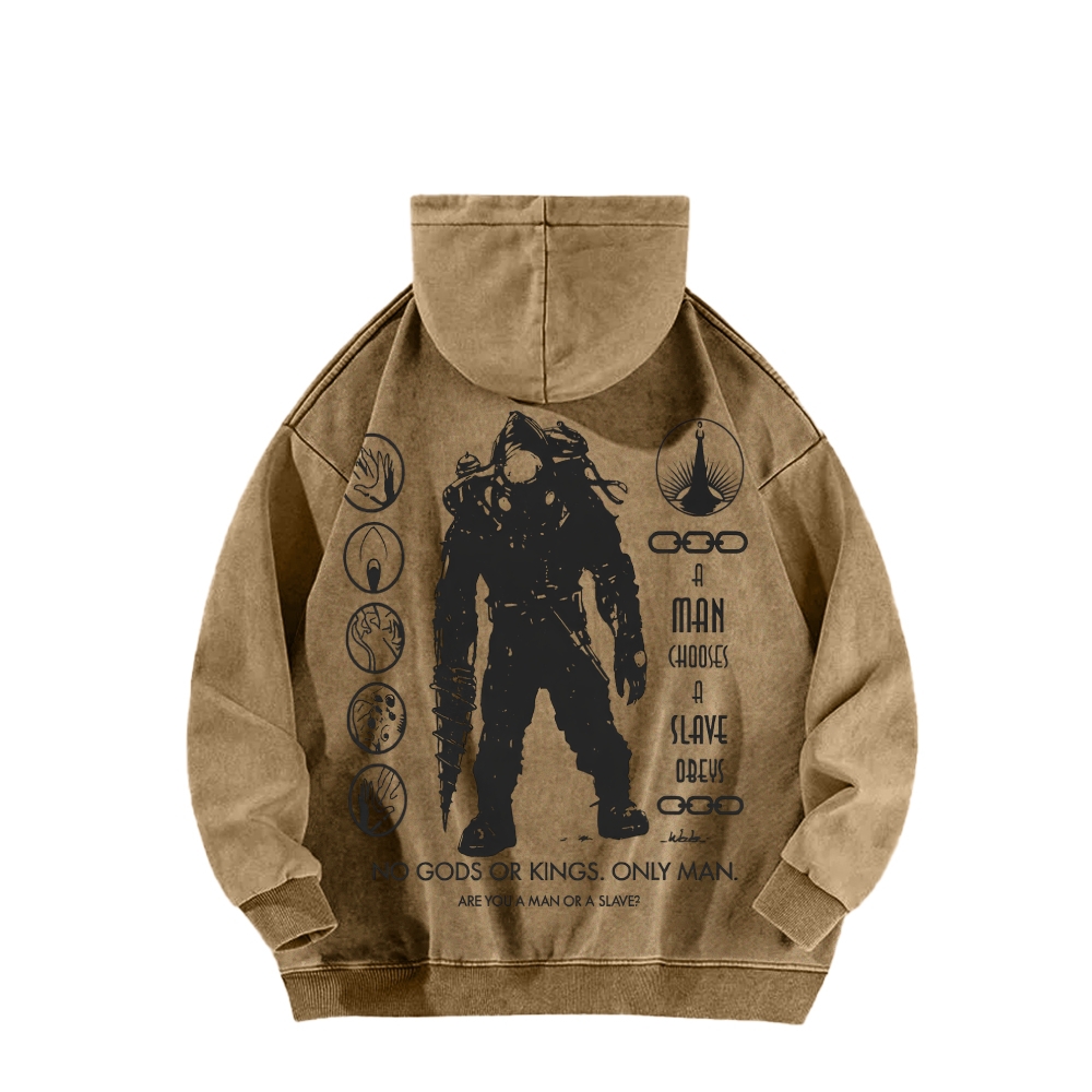 Unisex Washed Hoodie 2511019770