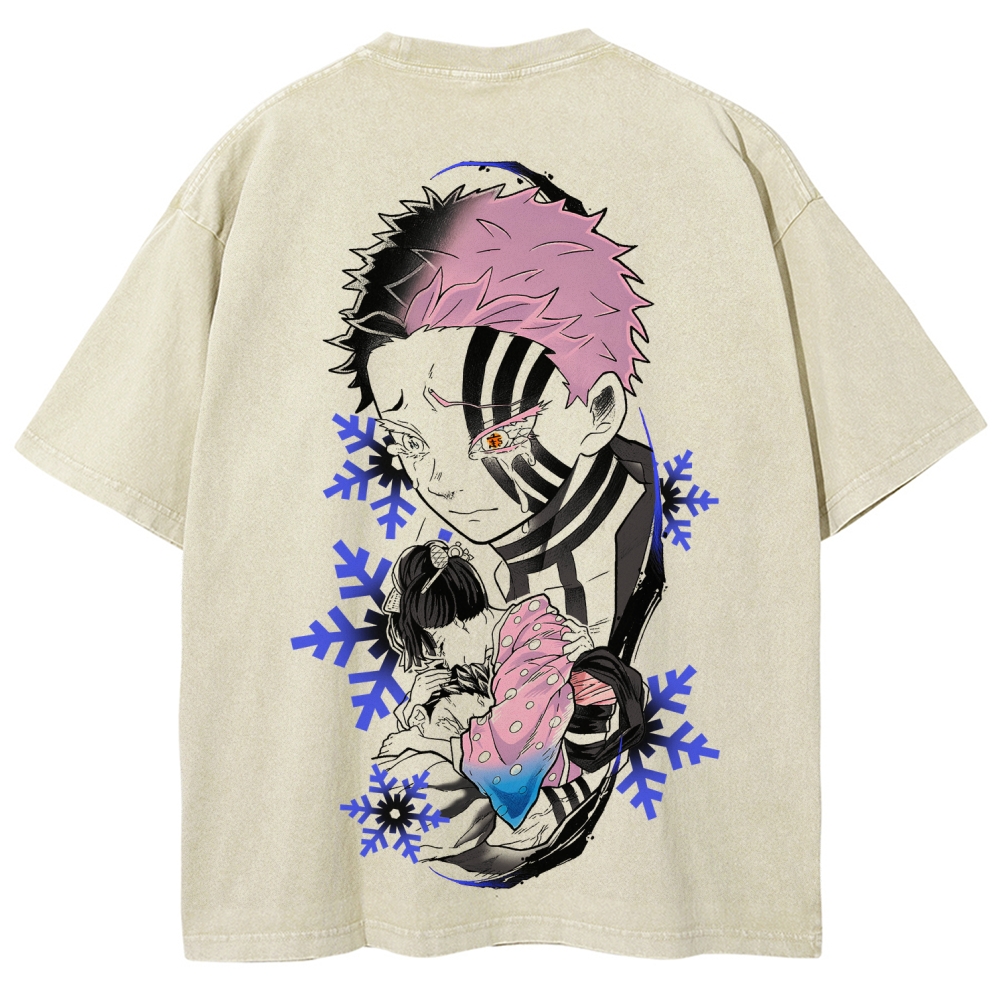 Demon Slayer Unisex Fit Washed T-Shirt 2511024459