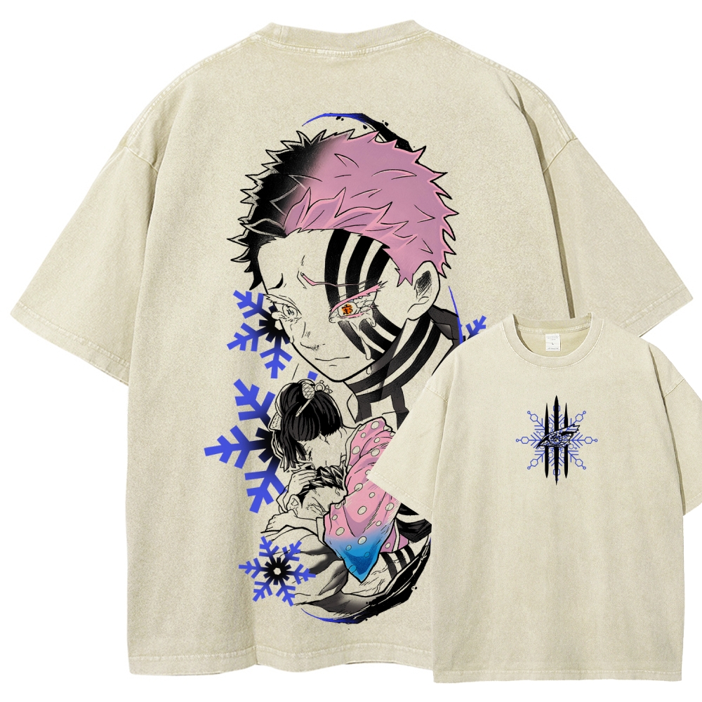 Demon Slayer Unisex Fit Washed T-Shirt 2511024459