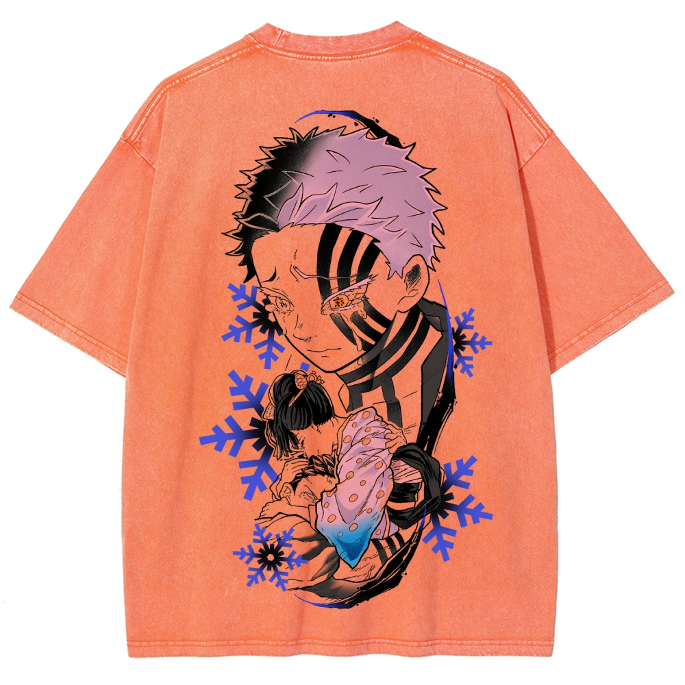 Demon Slayer Unisex Fit Washed T-Shirt 2511024459