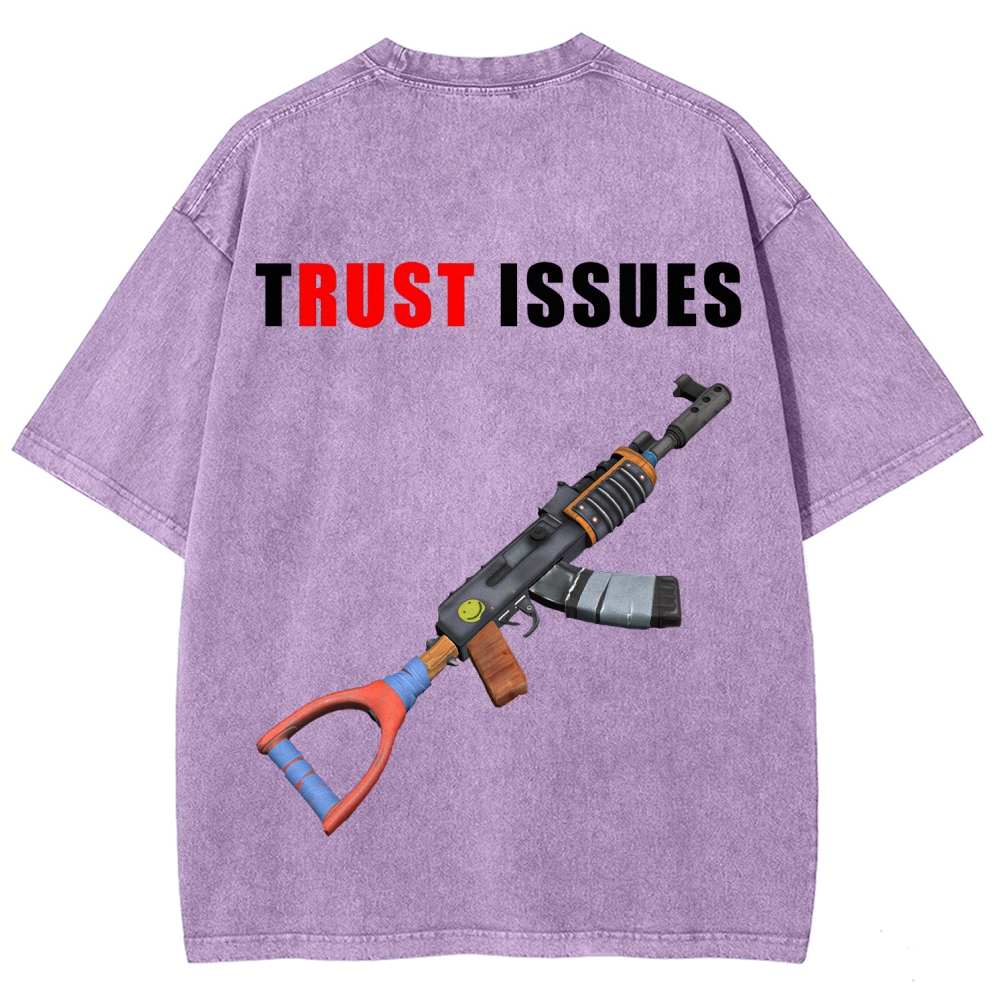 Rust Unisex Fit Washed T-Shirt 2511025239