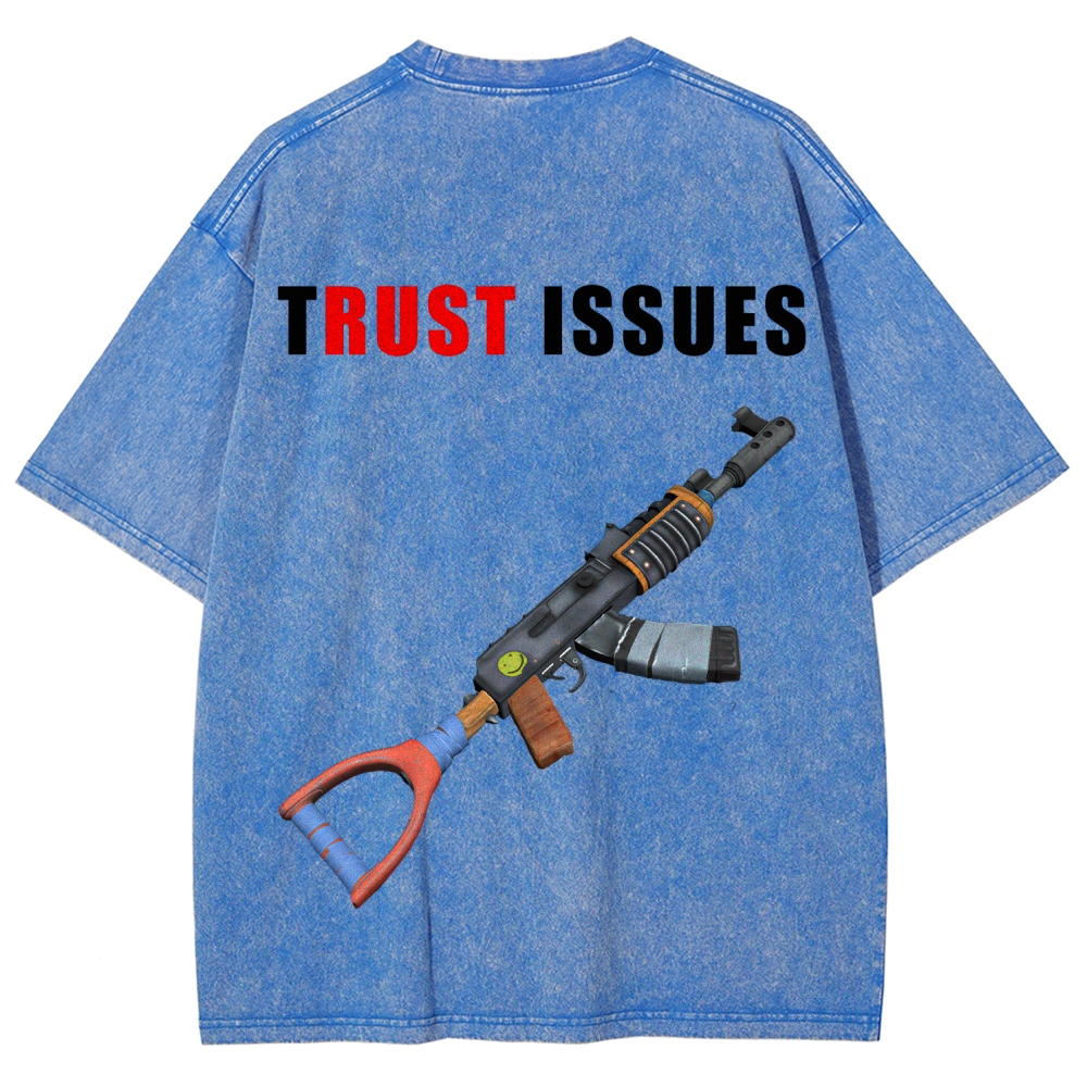 Rust Unisex Fit Washed T-Shirt 2511025239