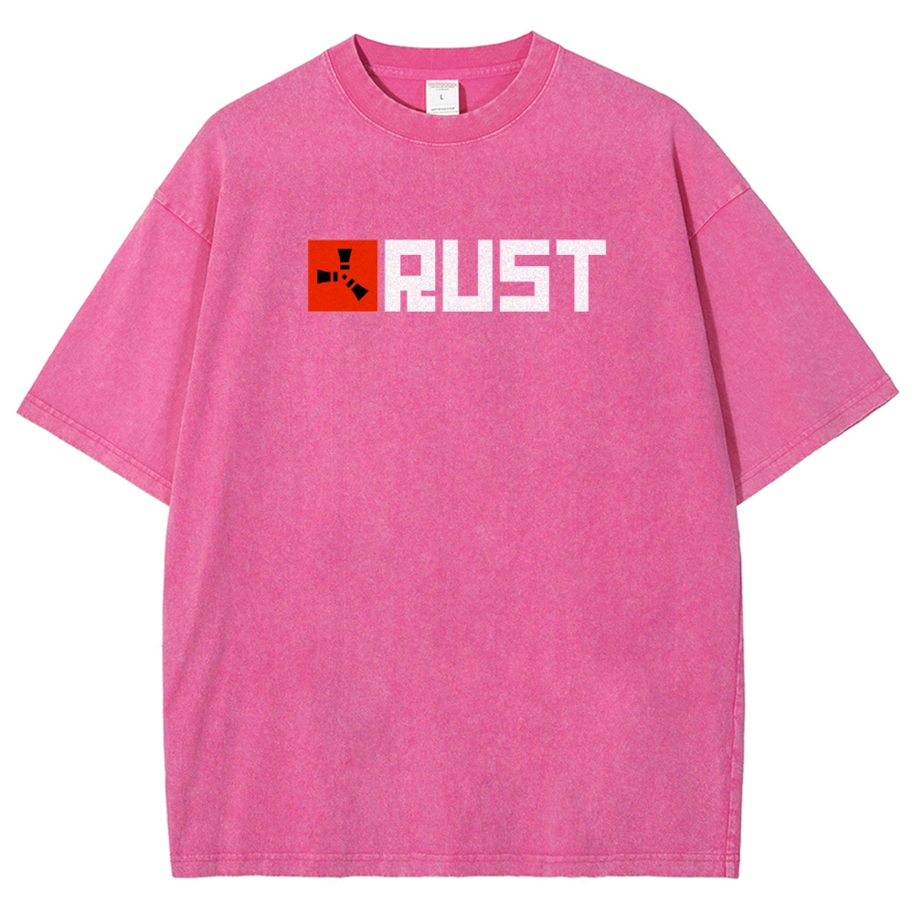 Rust Unisex Fit Washed T-Shirt 2511025239