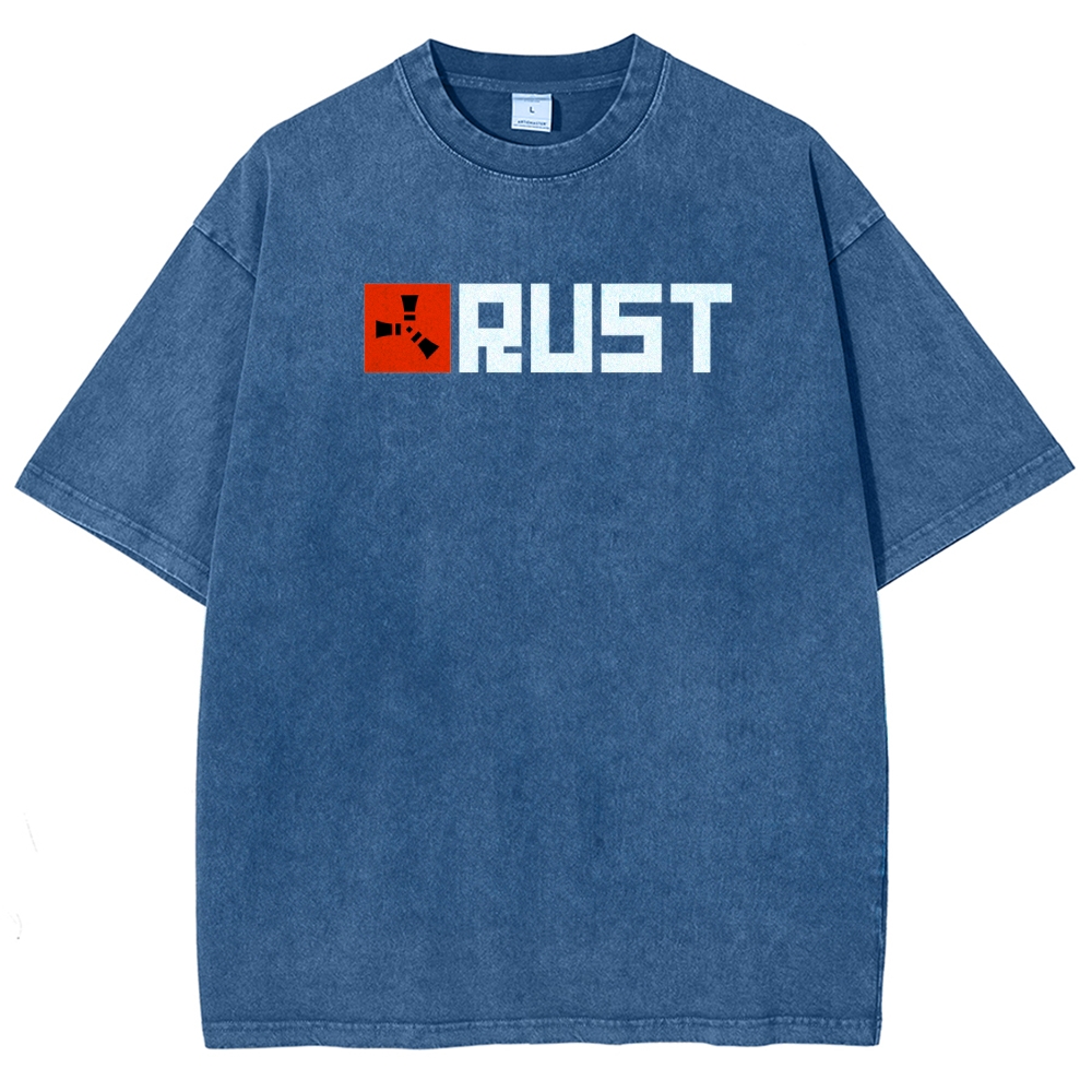 Rust Unisex Fit Washed T-Shirt 2511025245