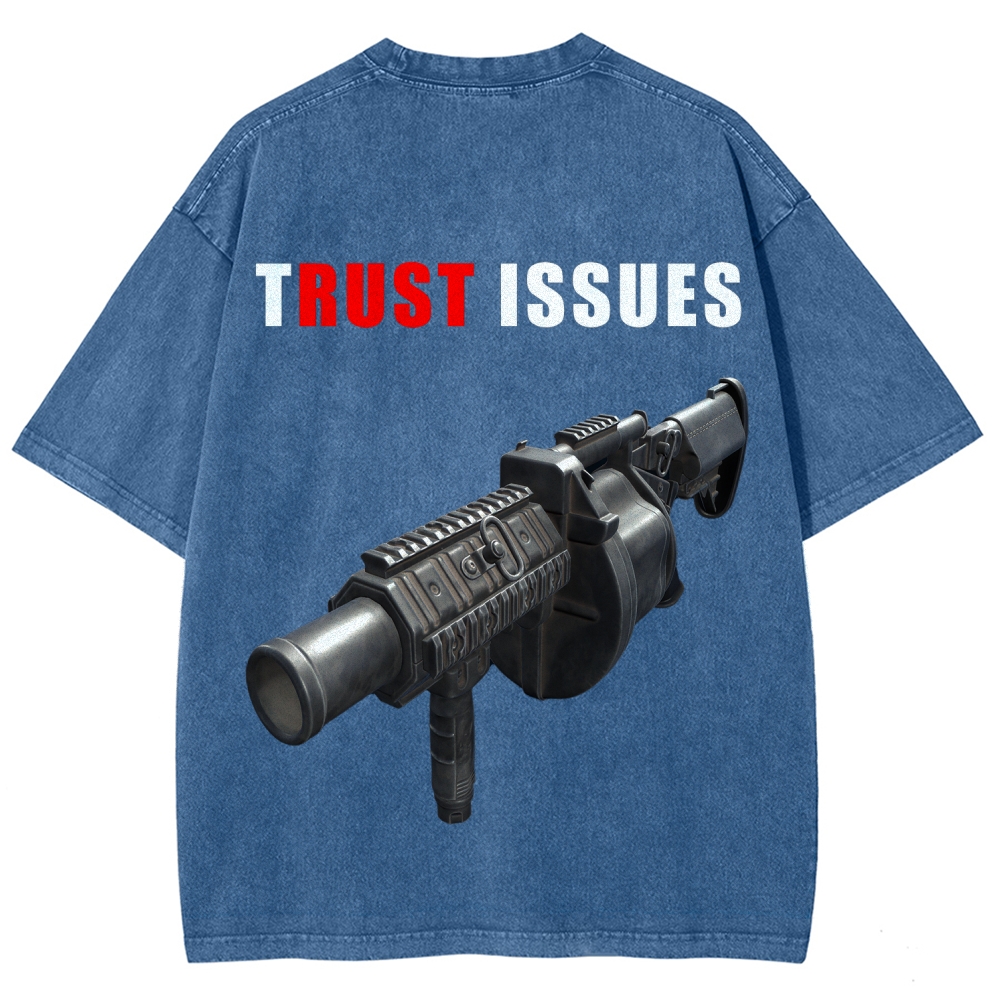 Rust Unisex Fit Washed T-Shirt 2511025245