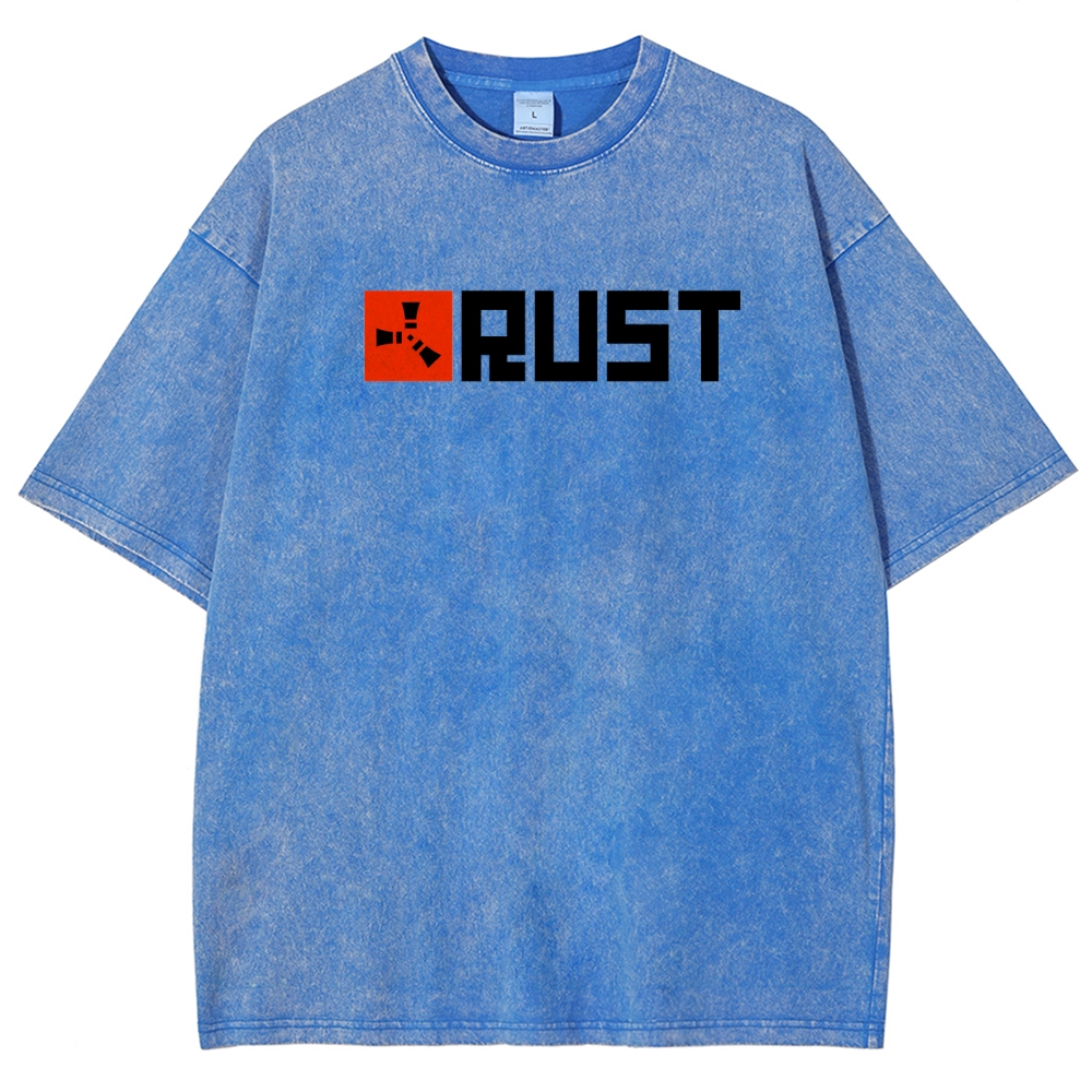 Rust Unisex Fit Washed T-Shirt 2511025245