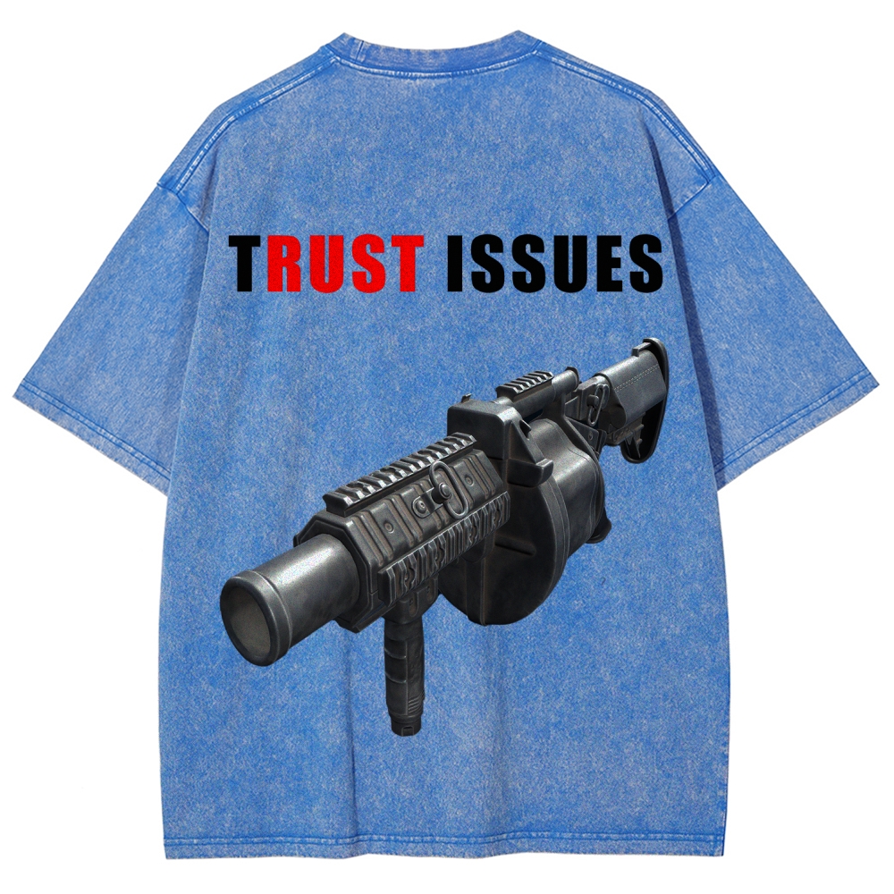 Rust Unisex Fit Washed T-Shirt 2511025245