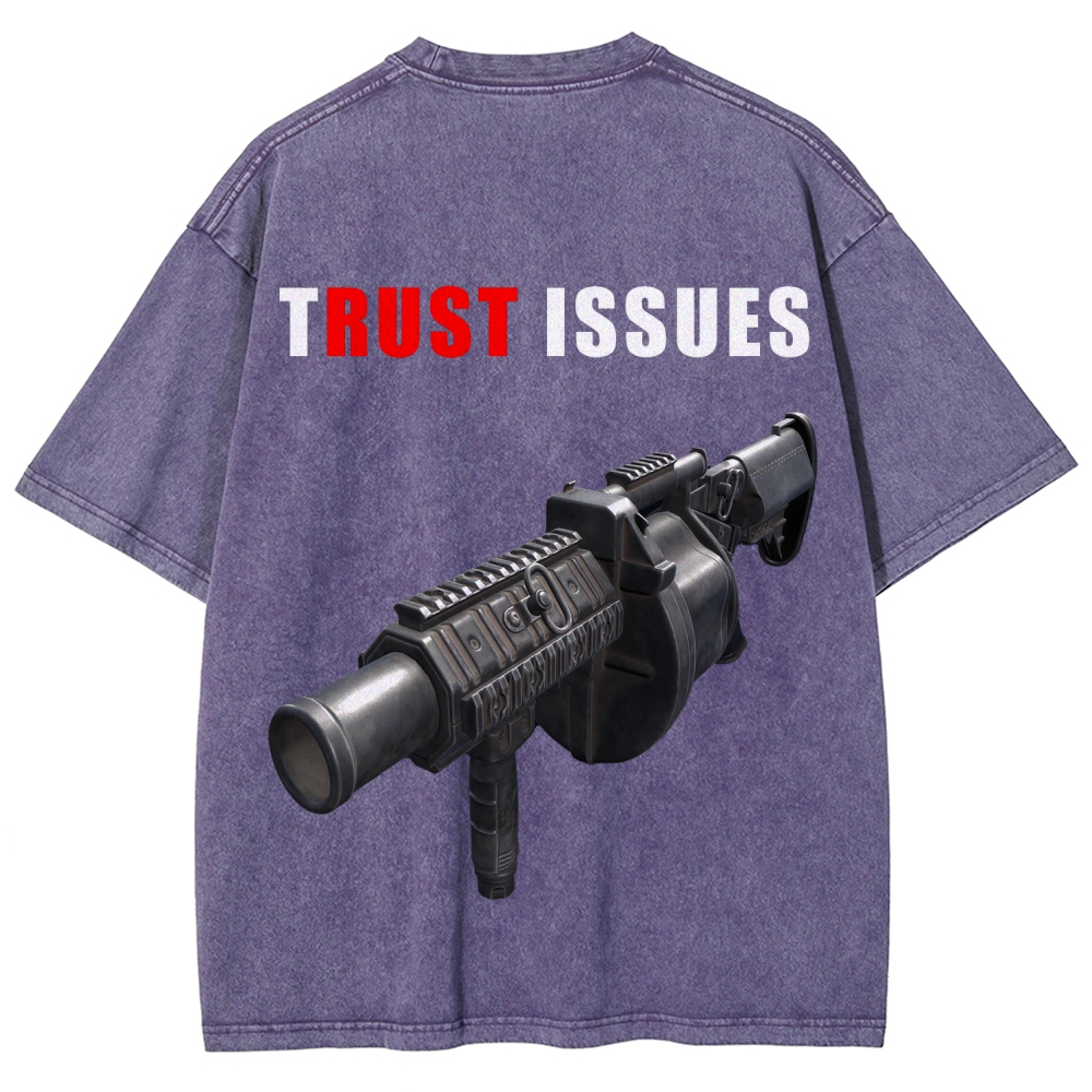 Rust Unisex Fit Washed T-Shirt 2511025245