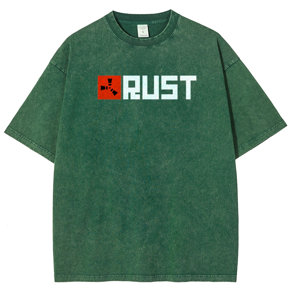 Rust Unisex Fit Washed T-Shirt 2511025245