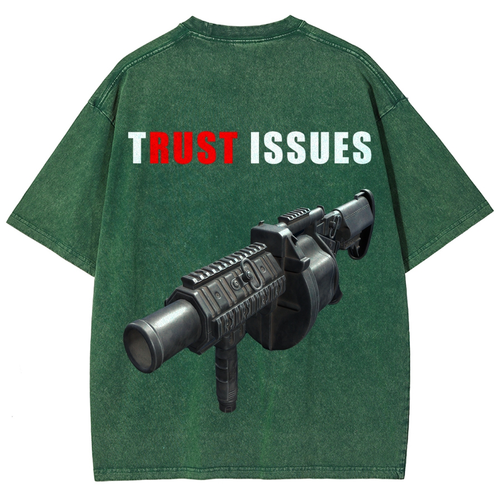 Rust Unisex Fit Washed T-Shirt 2511025245