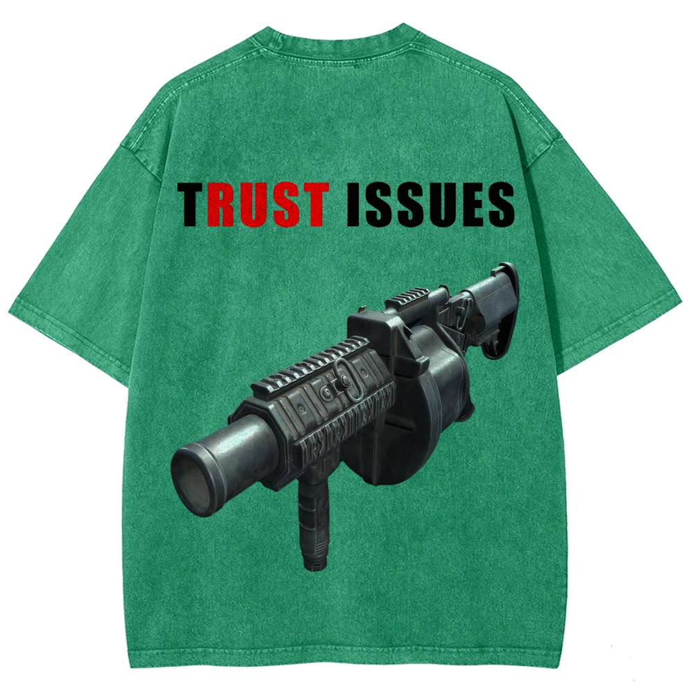 Rust Unisex Fit Washed T-Shirt 2511025245