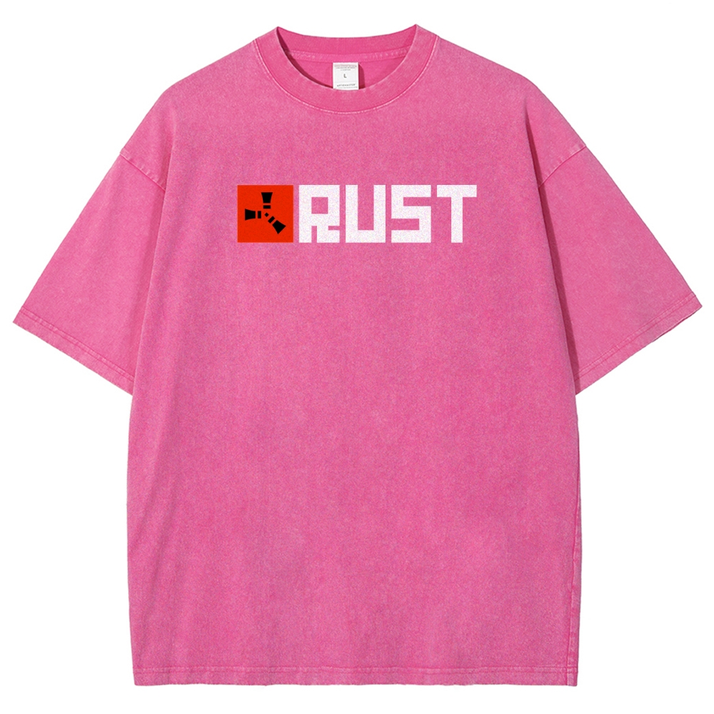 Rust Unisex Fit Washed T-Shirt 2511025245