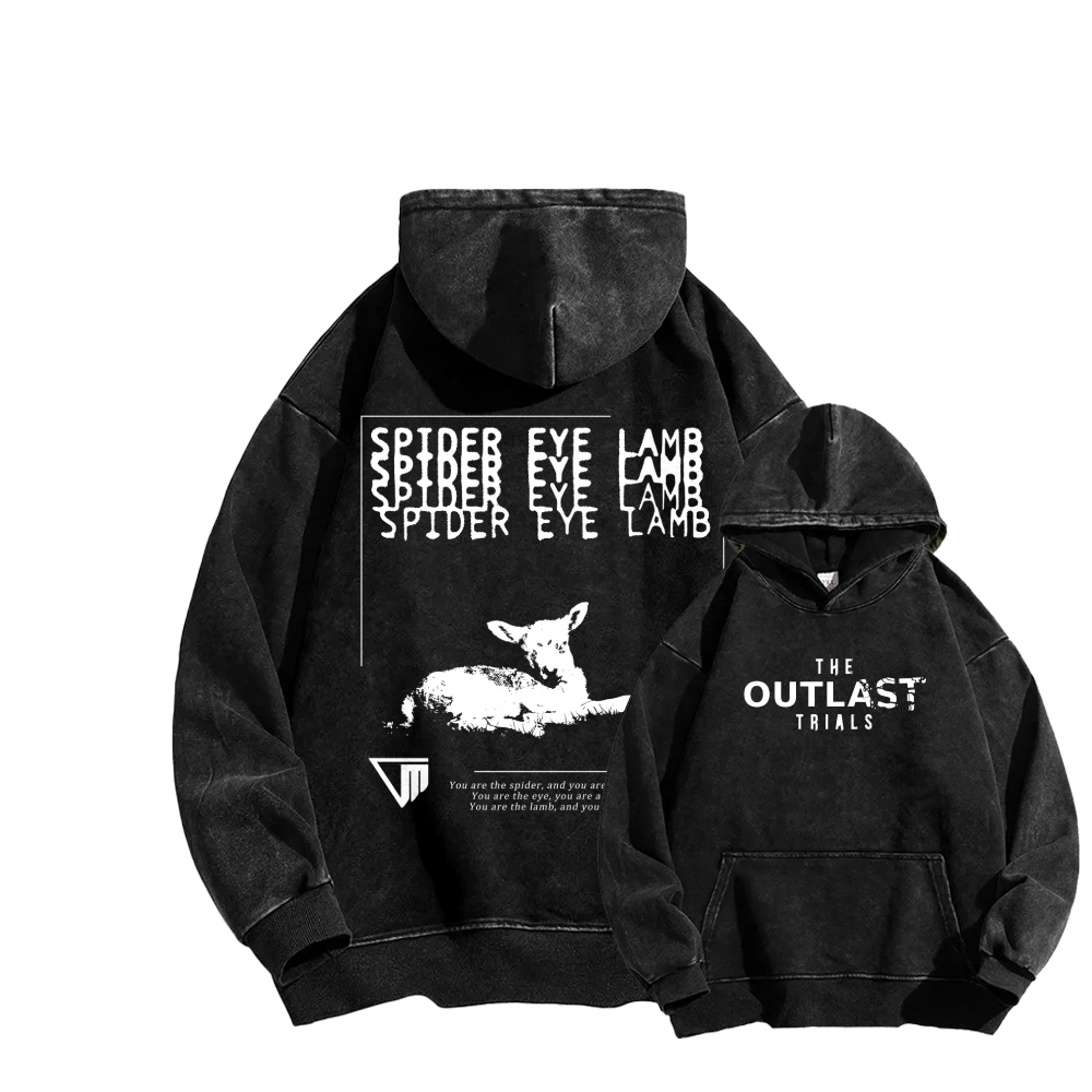 The Outlast Trials Unisex Washed Hoodie 2511027316