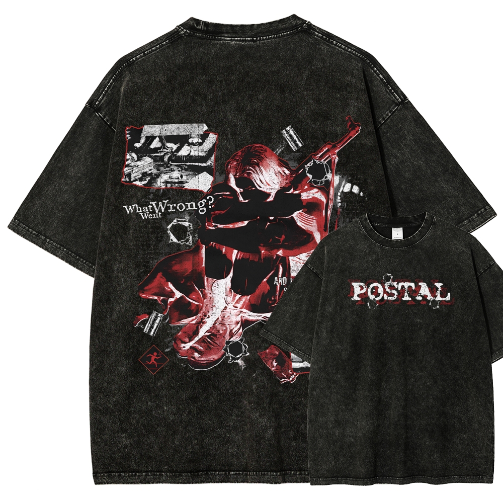 Postal Unisex Fit Washed T-Shirt 2512001428