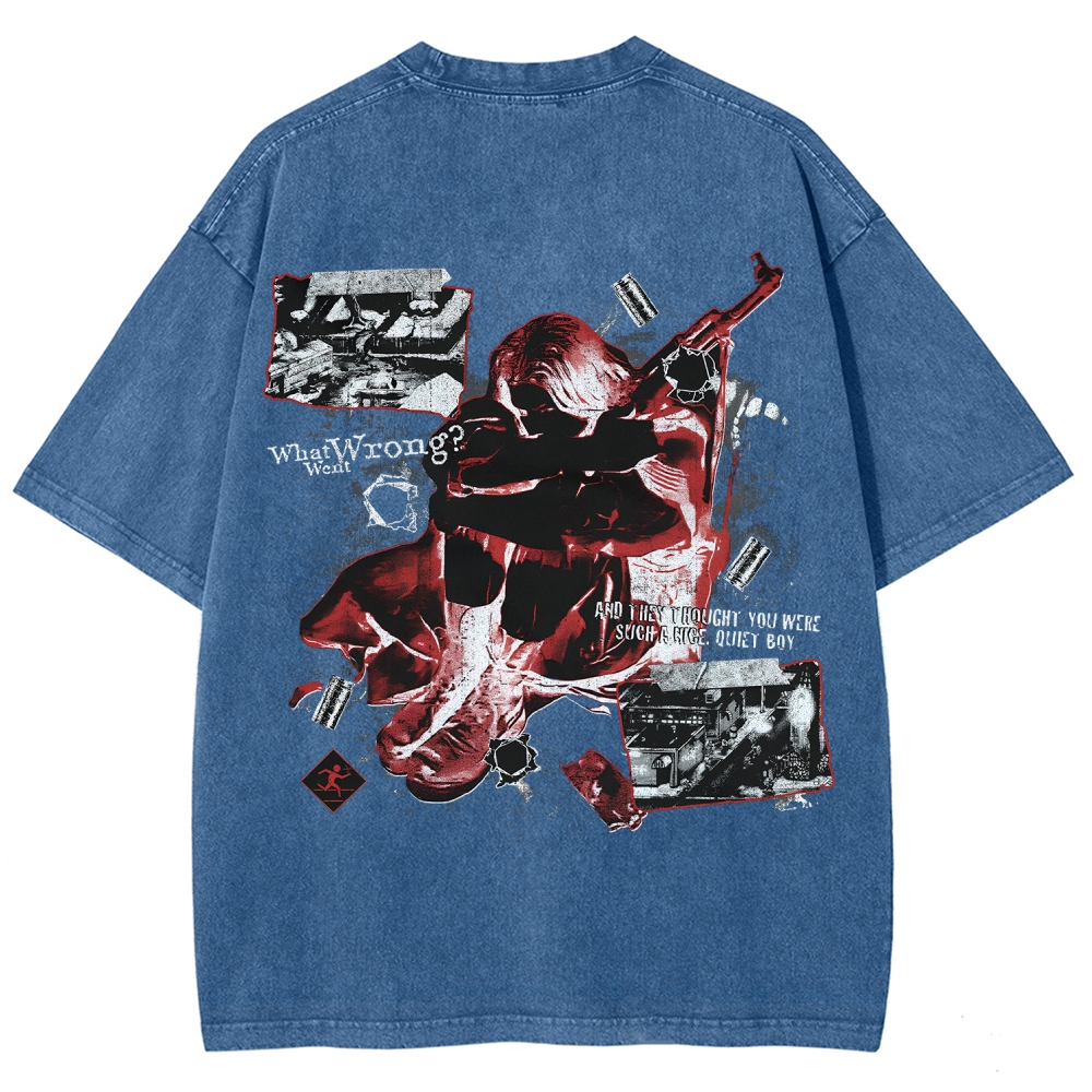 Postal Unisex Fit Washed T-Shirt 2512001428