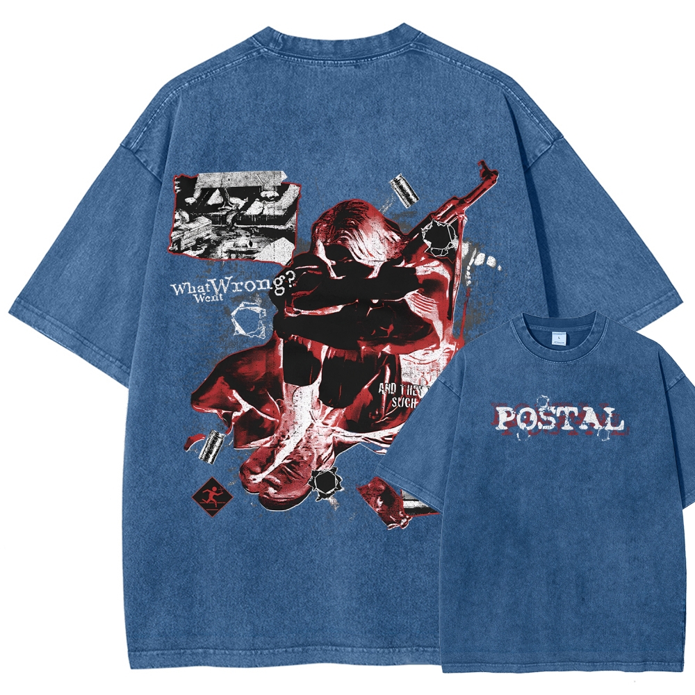 Postal Unisex Fit Washed T-Shirt 2512001428