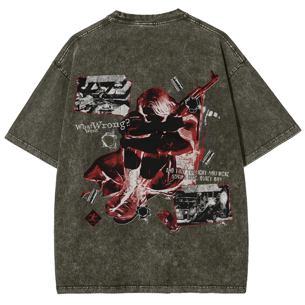 Postal Unisex Fit Washed T-Shirt 2512001428