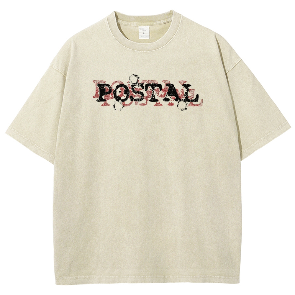 Postal Unisex Fit Washed T-Shirt 2512001428