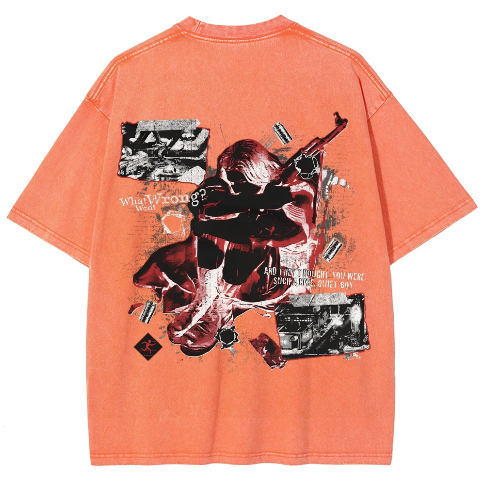 Postal Unisex Fit Washed T-Shirt 2512001428