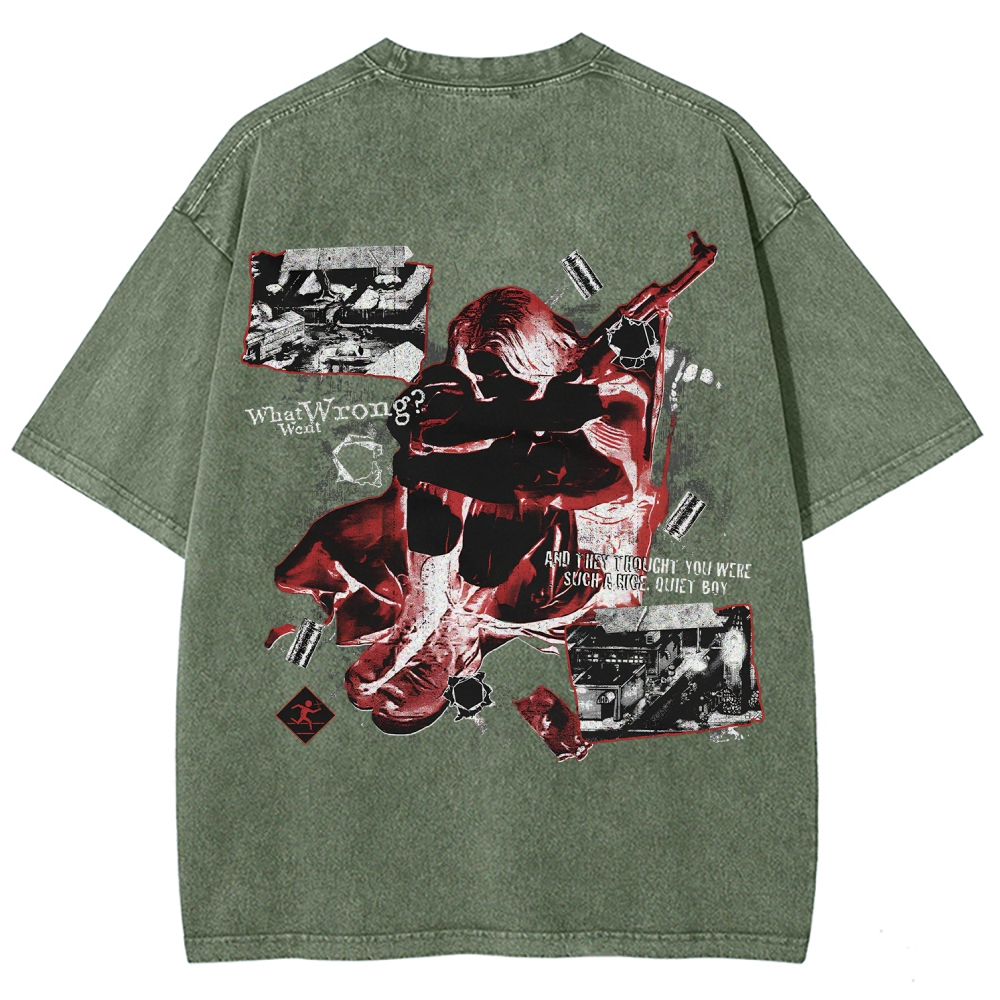 Postal Unisex Fit Washed T-Shirt 2512001428