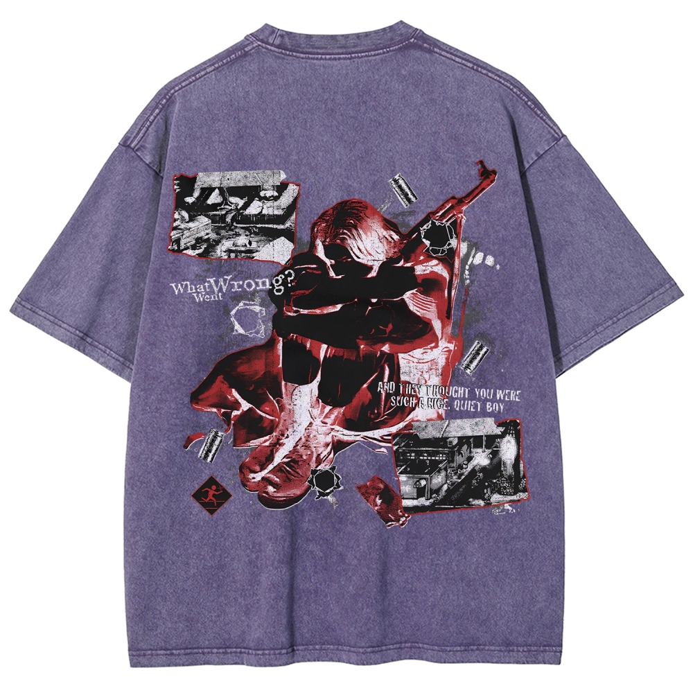 Postal Unisex Fit Washed T-Shirt 2512001428