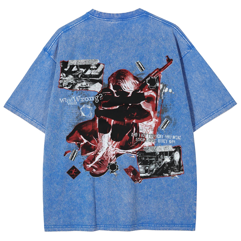 Postal Unisex Fit Washed T-Shirt 2512001428