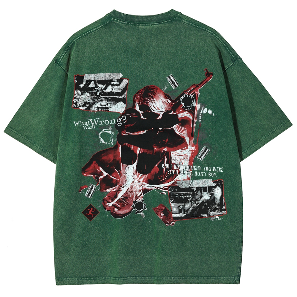 Postal Unisex Fit Washed T-Shirt 2512001428