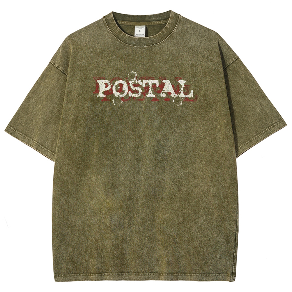 Postal Unisex Fit Washed T-Shirt 2512001428