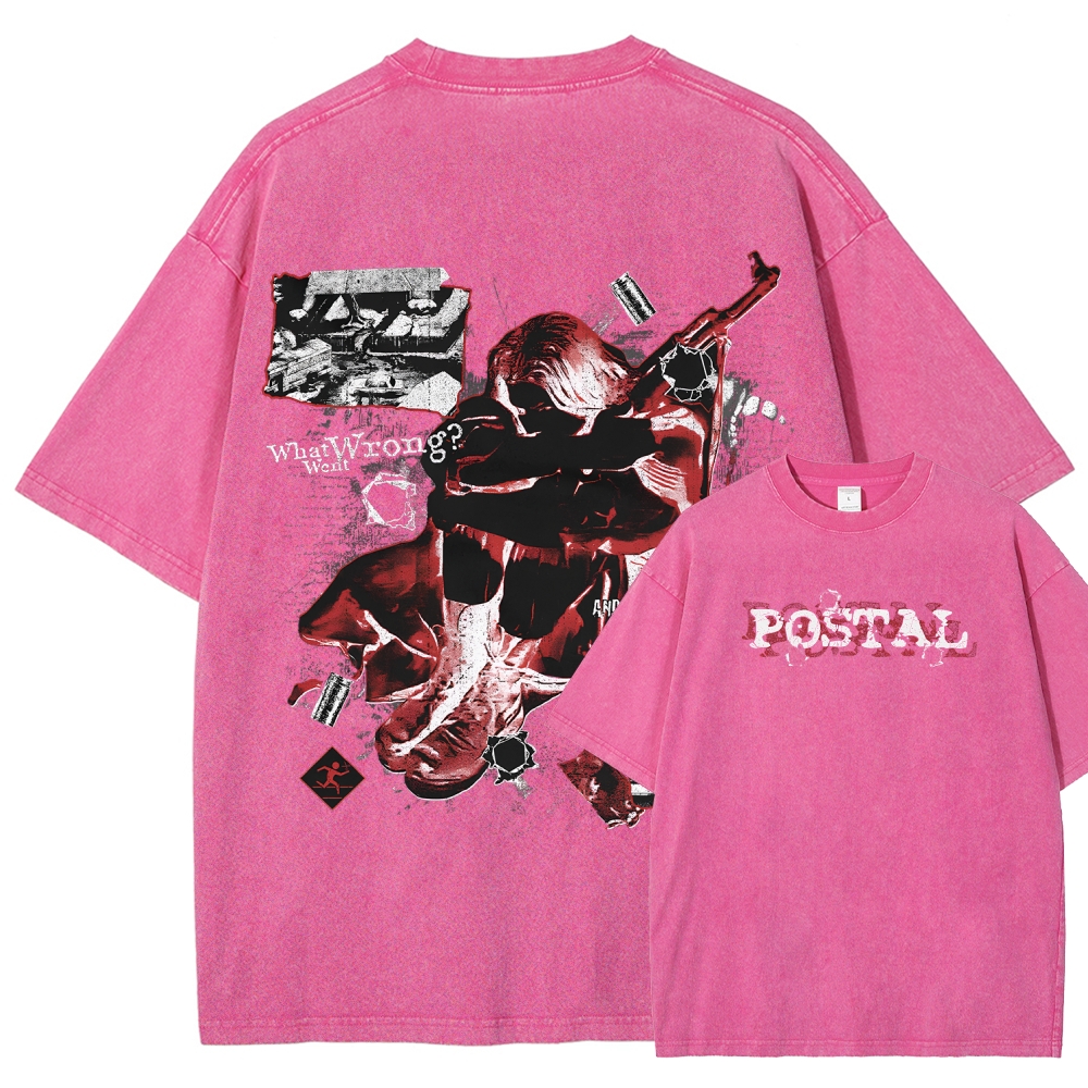 Postal Unisex Fit Washed T-Shirt 2512001428