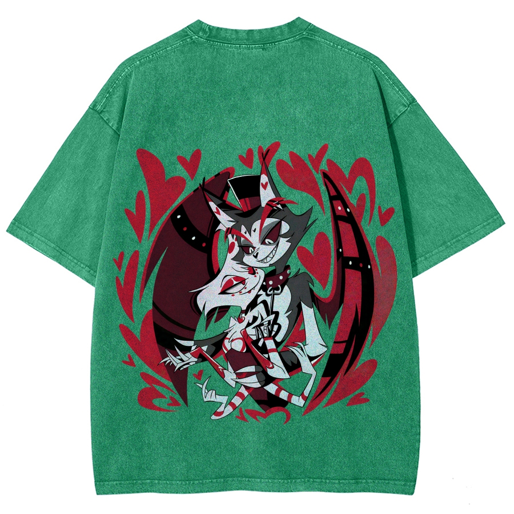 Hazbin Hotel Unisex Fit Washed T-Shirt 2512002788