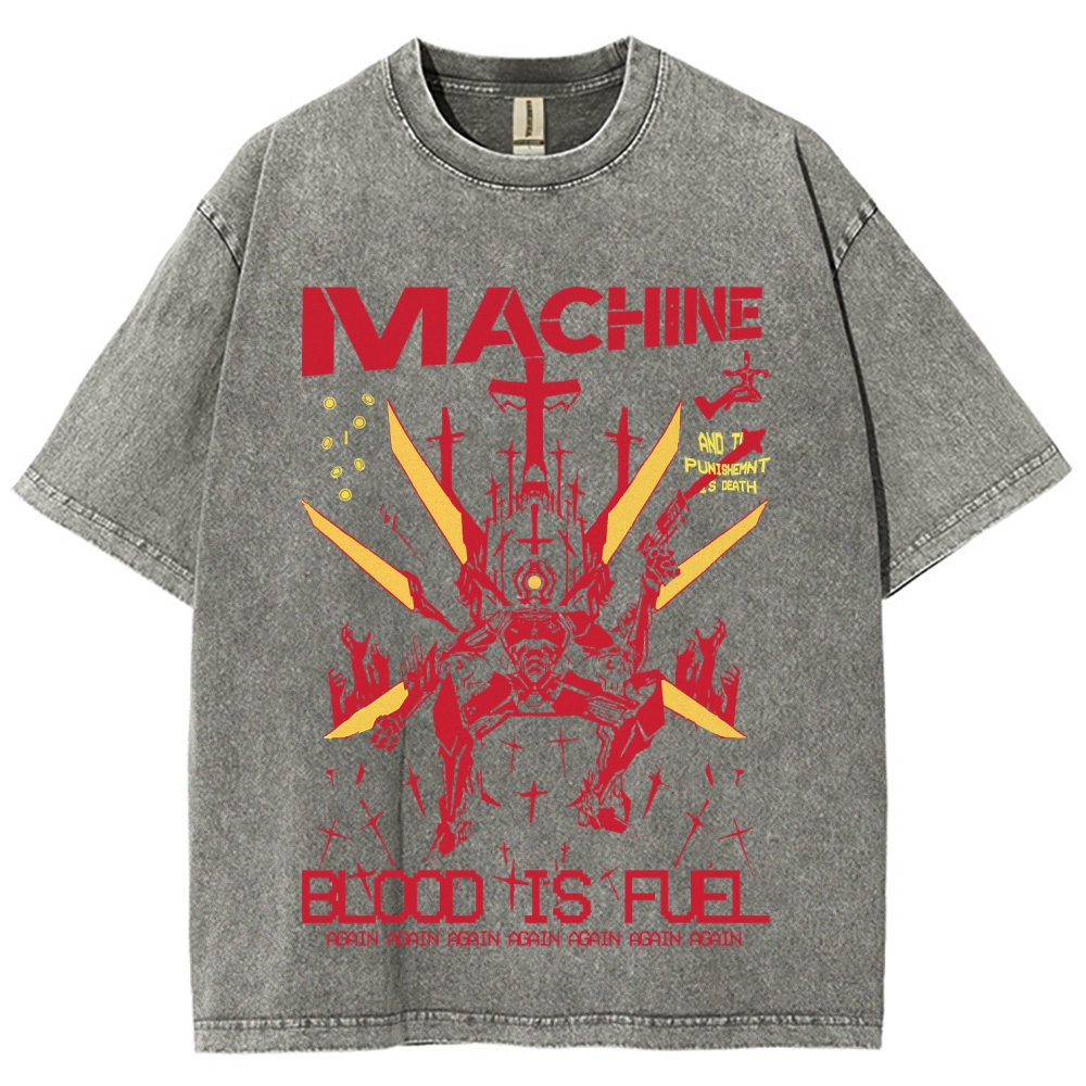 ULTRAKILL Unisex Fit Washed T-Shirt 2512004292