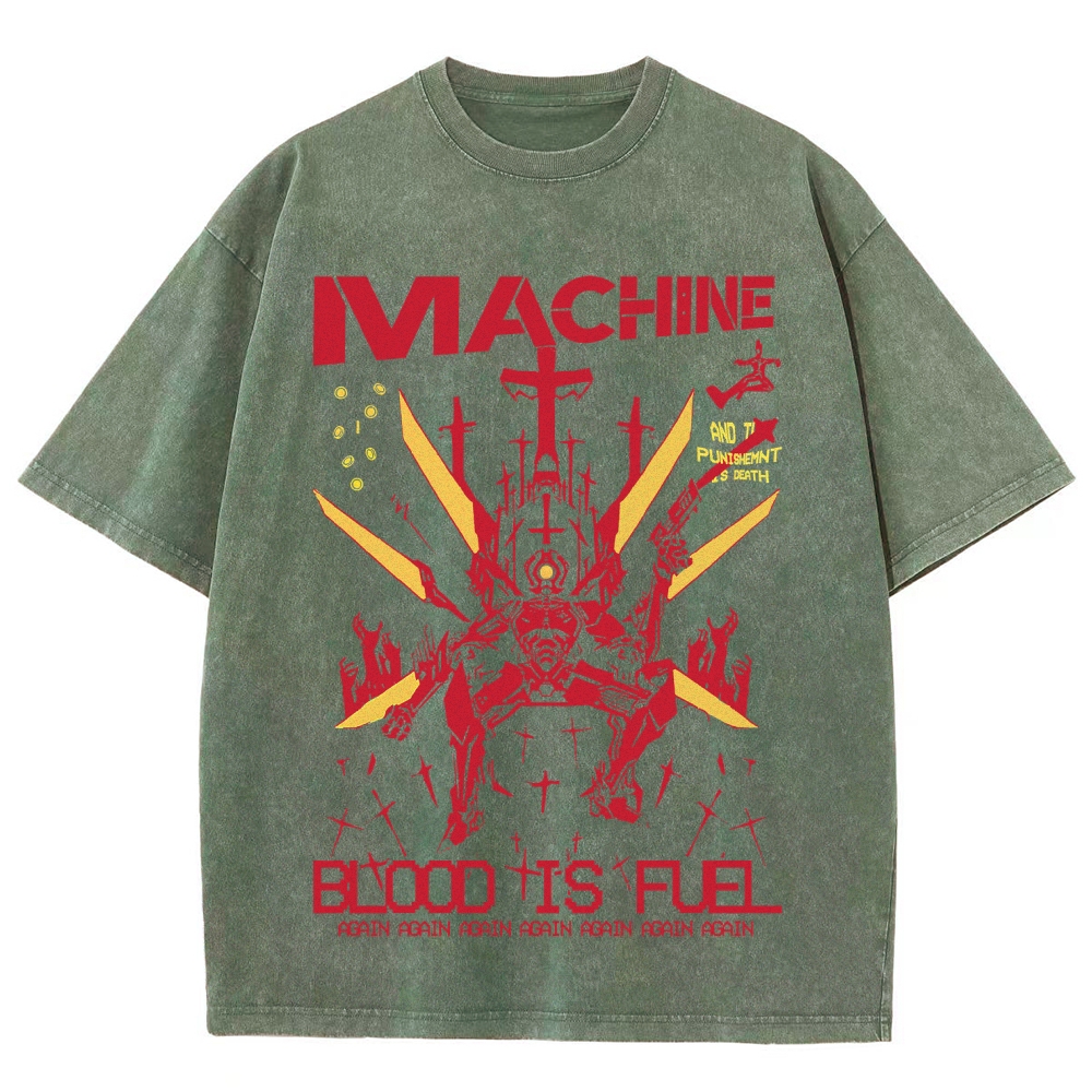 ULTRAKILL Unisex Fit Washed T-Shirt 2512004292