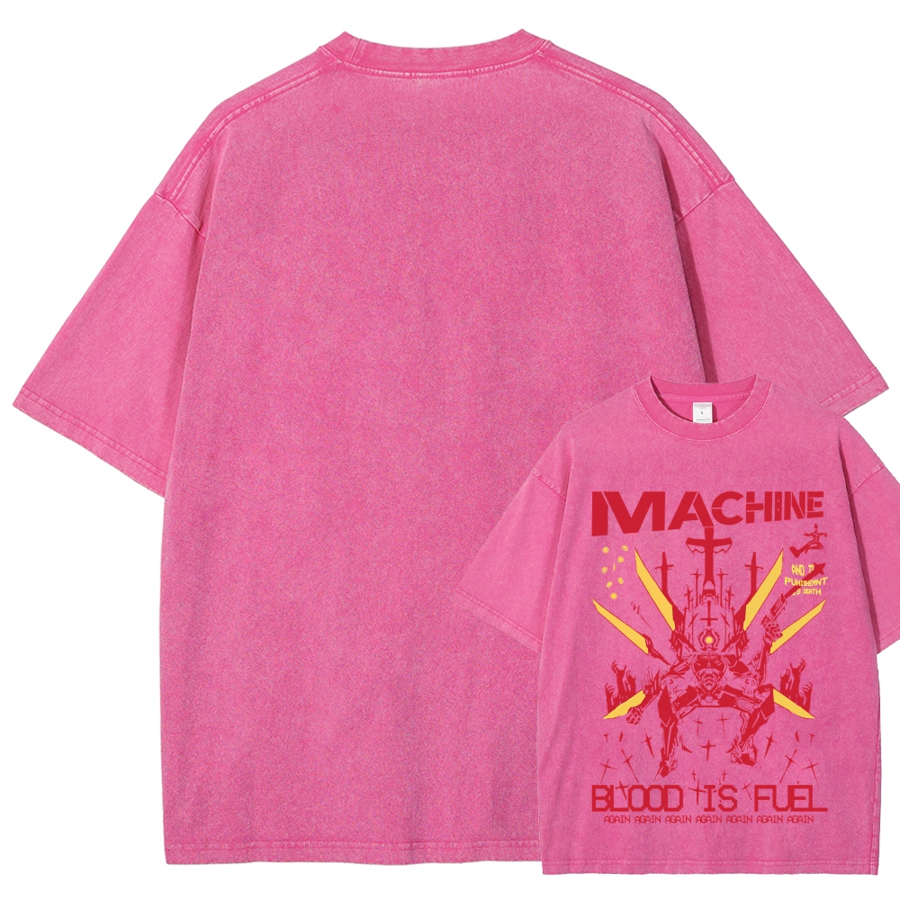 ULTRAKILL Unisex Fit Washed T-Shirt 2512004292