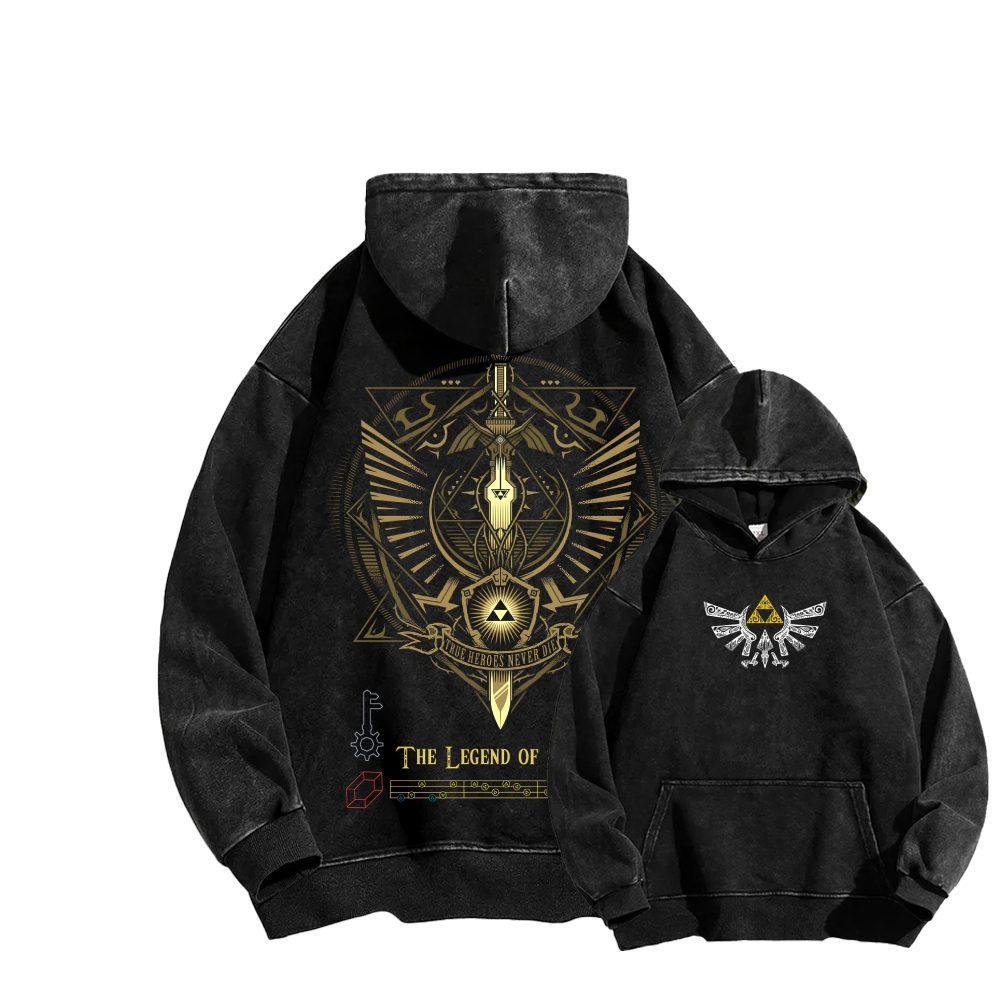 The Legend of Zelda Unisex Washed Hoodie 2512005685