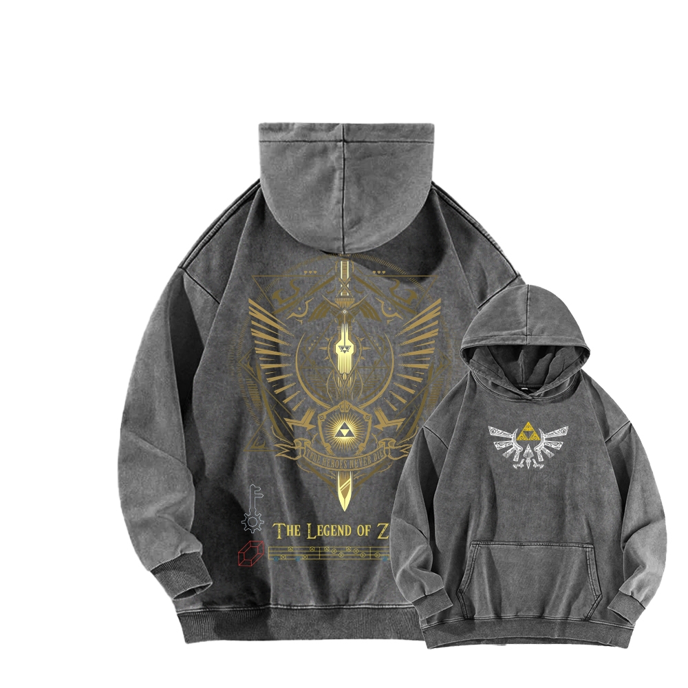 The Legend of Zelda Unisex Washed Hoodie 2512005685