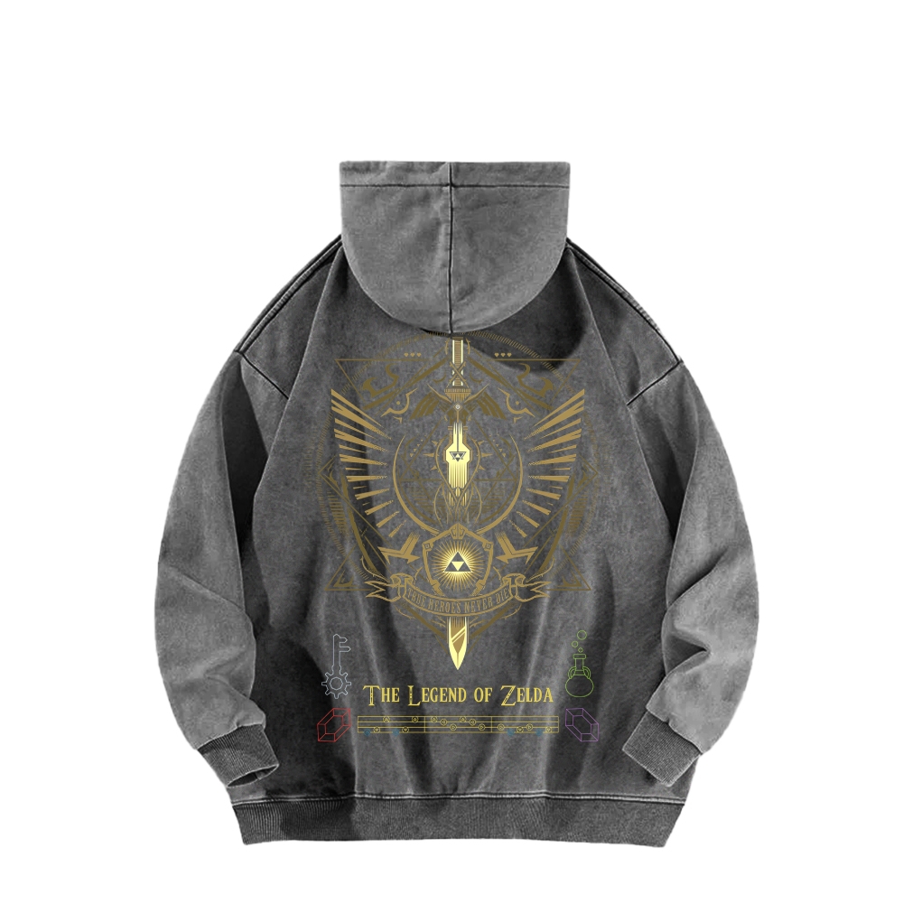 The Legend of Zelda Unisex Washed Hoodie 2512005685