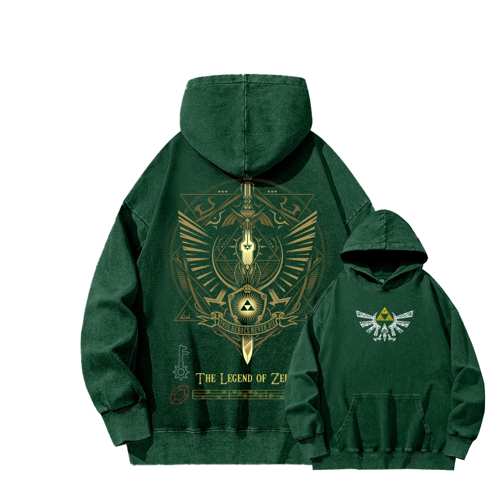 The Legend of Zelda Unisex Washed Hoodie 2512005685
