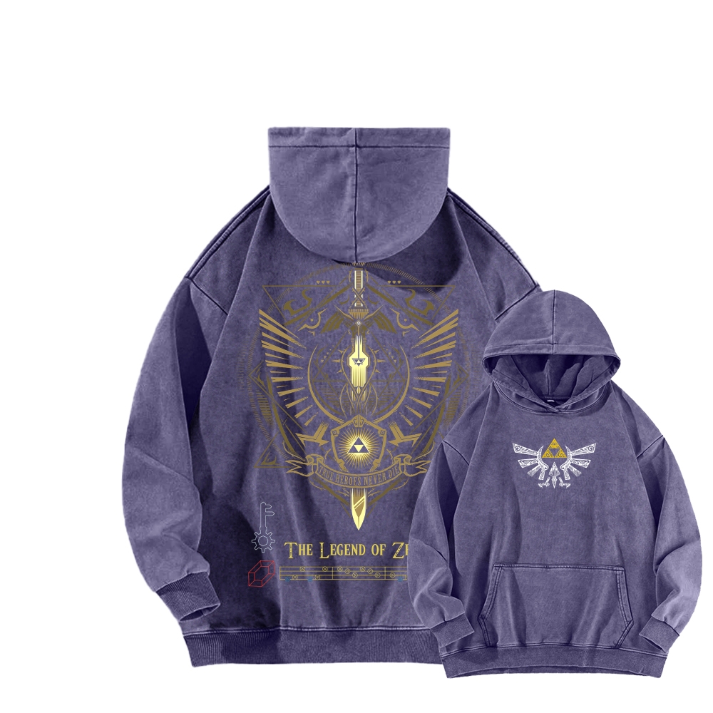 The Legend of Zelda Unisex Washed Hoodie 2512005685